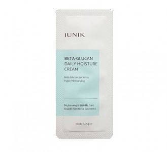Крем з бета-глюканом IUNIK Beta Glucan Daily Moisture Cream, 1,5 мл.(тестер)