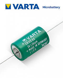 Літієва Батарейка Varta CR 1/2 AA (14250) CNA, 3.0 V, LiMnO2, аксіальні висновки, Germany