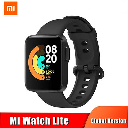 Смарт-годинник Xiaomi Mi Watch Lite Black Global Version НОВИЙ, фото 2