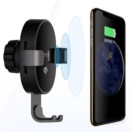 Автотримач з бездротовою зарядкою Xiaomi 70mai car wireless charger(PB01), фото 1