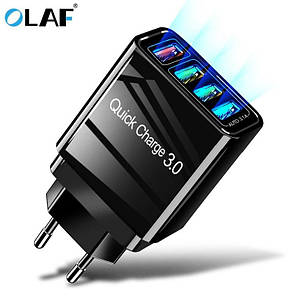 Зарядний пристрій Olaf Quick Charge 3.1 A на 4 порти, фото 3
