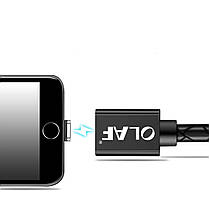 Магнітний кабель USB - USB Micro 3A 1 метр сильний магніт, фото 4