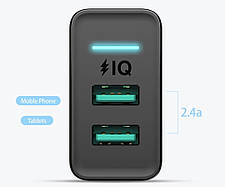 Зарядний пристрій Floveme 2 USB 5V 2.4 A 12W, фото 4