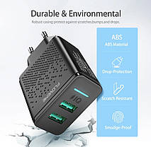 Зарядний пристрій Floveme 2 USB 5V 2.4 A 12W, фото 6