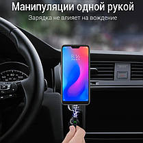 Магнітний кабель Pzoz USB-microUSB 1 метр чорний, фото 5