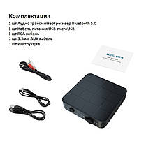 Bluetooth адаптер 5.0 Vikefon приймач передавач стерео у дві сторони KN319, фото 4