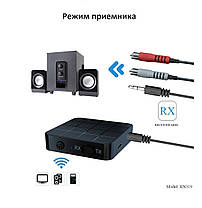 Bluetooth адаптер аудіо приймач передавач bluetooth 5.0 Vikefon KN319 для ТВ аккустичної системи колонки, фото 4