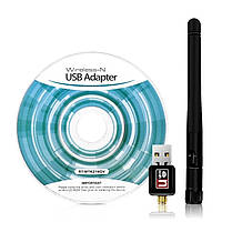 USB WiFi Адаптер Starplat На Чіпі Mediatek 7601 150 Мбіт/с 5dBi 2.4 GHz, фото 3