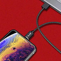 Магнітний кабель OLAF USB Type-C 3A 1 метр сірий, фото 5