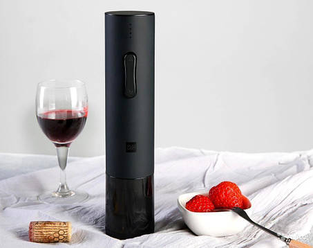 Розумний штопор Xiaomi electric wine bottle opener huohou black, фото 1