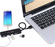 USB-хаб ACASIS 4-Port USB 3.0 Mini Hub довжина кабеля 120 см, фото 6
