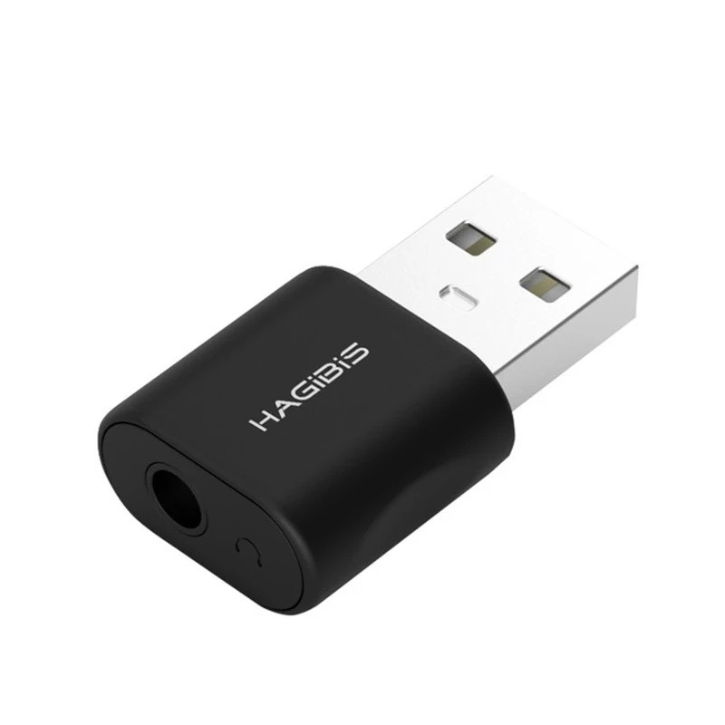 Зовнішня звукова карта usb 2 в 1 Hagibis MA21