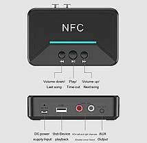 NFC Bluetooth адаптер 5.0 аудіо приймач стерео BT200 ресівер, фото 5