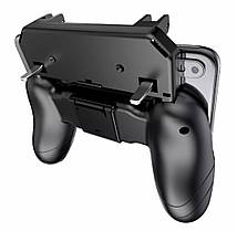 Мобільний геймпад джойстик PUBG Mobile W18 Чорний, фото 3