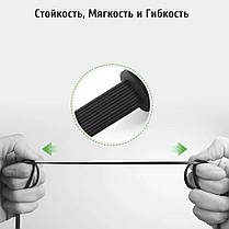 Аудіо кабель AUX Ugreen 1 метр Г-подібний чорний, фото 5