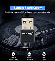 Bluetooth адаптер usb Bluetooth 5.0 Easy Idea на чіпі RTL8761B, фото 6
