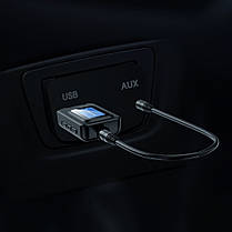 USB Bluetooth адаптер з дисплеєм Vikefon bluetooth 5.0 аудіо приймач передавач звуку, фото 6