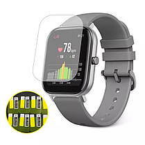 Протиударна захисна плівка для Xiaomi Amazfit GTS 2шт. комплект, фото 4