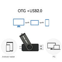 Флеш накопичувач Jaster 2 в 1 USB-MicroUSB OTG 32 ГБ, фото 4