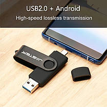 Флеш накопичувач Jaster 2 в 1 USB-MicroUSB OTG 32 ГБ, фото 5