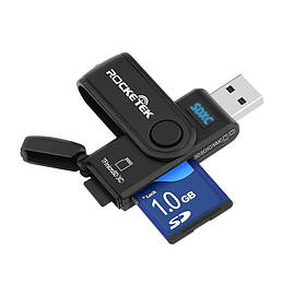 Кардрідер SD Micro SD ROCKETEK USB 3.0