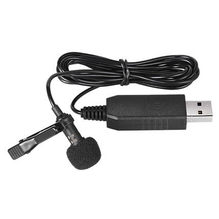 Петличний мікрофон Andoer EY-510USB plug and play всенаправленний, фото 1