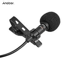 Петличний мікрофон Andoer EY-510USB plug and play всенаправленний, фото 5