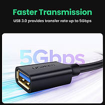 Подовжувач високошвидкісний USB3.0 від фірми UGREEN 1.5 метра, фото 4