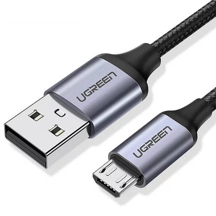 Кабель зарядний Ugreen USB Micro USB 3A 1 метр, фото 1