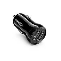 Автомобильное зарядное устройство UGREEN 2 USB порта 2x2.4 Ампера