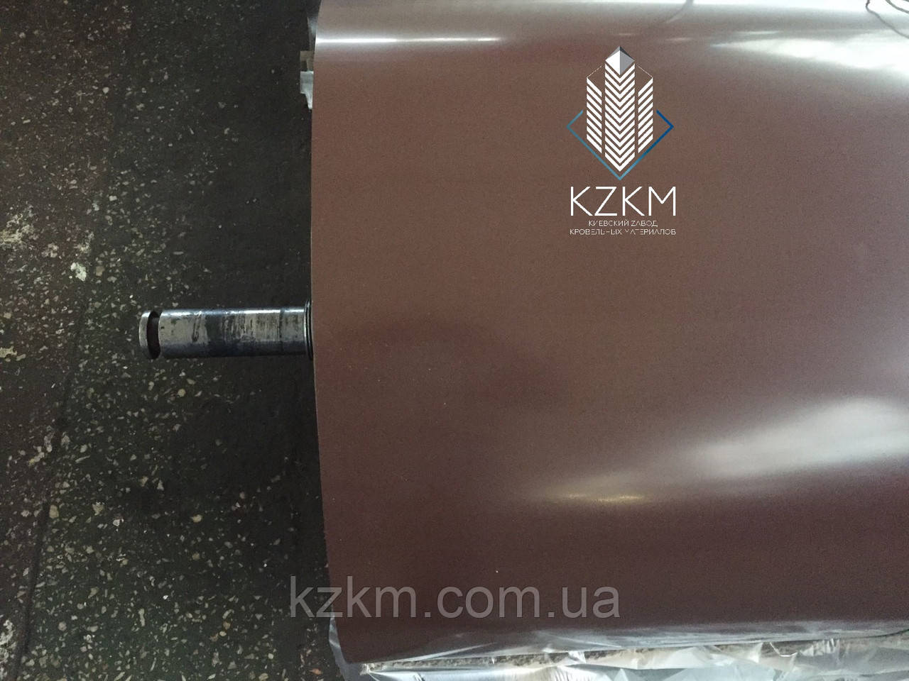 Гладкий лист ral 8017, оцинкований коричневий, лист металу , колір рал глянець, фото 1