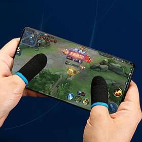 Напальчники ігрові для смартфона FlyTouch чорний синій