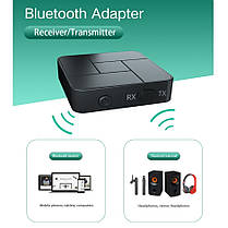 Bluetooth адаптер аудіо приймач передавач Bluetooth 5.0 Vikefon KN326, фото 4
