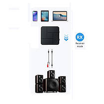 Bluetooth адаптер аудіо приймач передавач Bluetooth 5.0 Vikefon KN326, фото 5