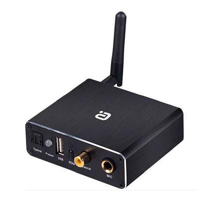 ЦАП цифро-аналоговий перетворювач AYINO з пультом ДК Bluetooth 5.0 підтримує USB мікрофон, фото 1