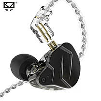 Навушники гібридні KZ ZSN PRO X Knowledge Zenith з мікрофоном штекер 90° 112 дБ 7-40000Hz 25 Ом Black, фото 3