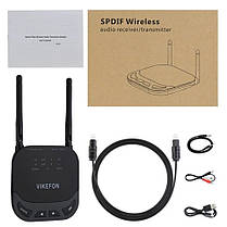 Bluetooth-адаптер 5.0 з aptX VIKEFON CSR8675 ByPass Aptx Aptx HD AptX LL SBC AAC, фото 5