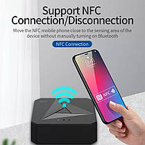 NFC Bluetooth адаптер 5.0 Vikefon трансміттер ресівер аудіо приймач передавач, фото 5