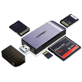 Картрідер Ugreen 4 в 1 TF/SD/CF/MS USB 3.0 CM180