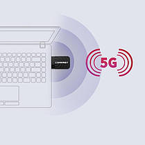 Дводіапазонний WiFi адаптер 1300 Мбіт/с Comfust, USB3.0, 2.4 GHz - 5GHz (RTL8822BU), фото 6