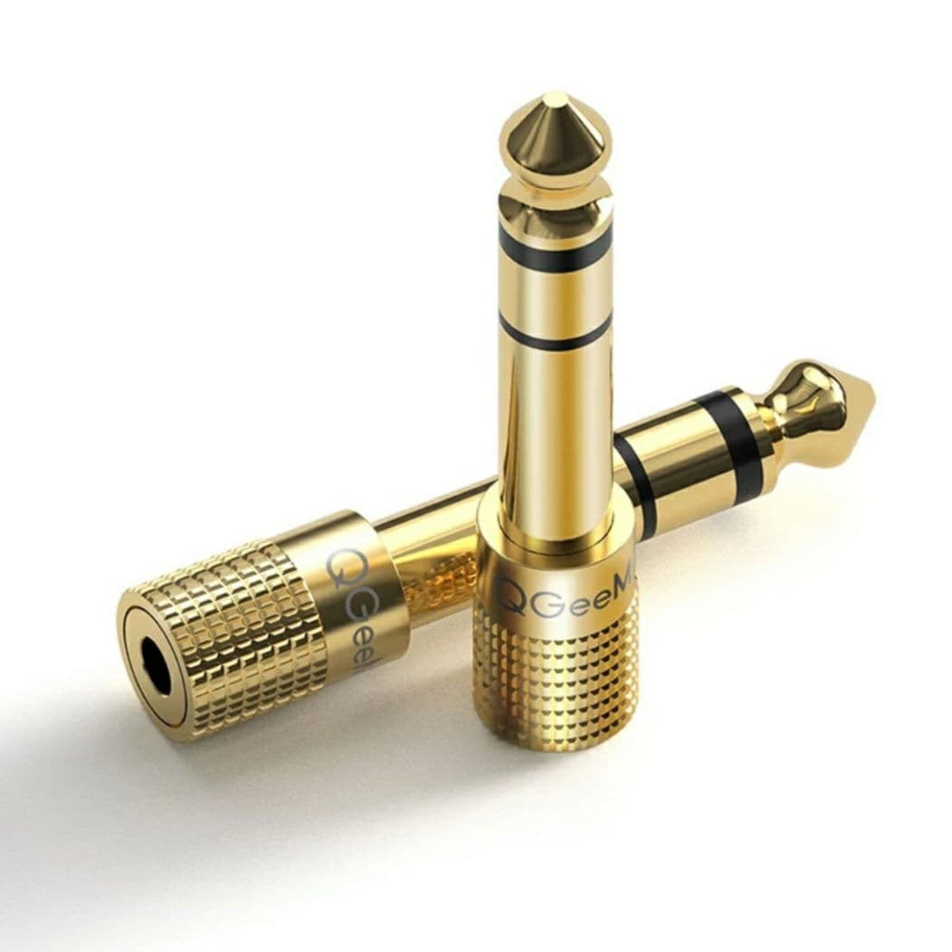 Перехідник QGeeM 3.5 адаптер на 6.35/6.5 jack аудіо адаптер