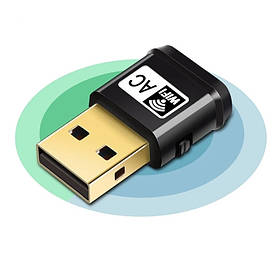 USB-Wifi адаптер 433Мбит/сек Мбіт/с дводіапазонний 2.4 GHz - 5GHz