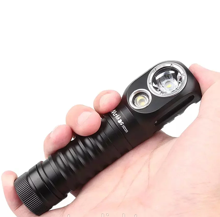 Налобний ліхтар Wurkkos HD20 usb type-c зарядка / powerbank 2 світлодіода роздільне світло, фото 1