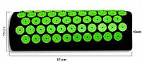 Масажний ортопедичний килим акупресура REA ACUPRESSURE MAT + валик (подушка), фото 3