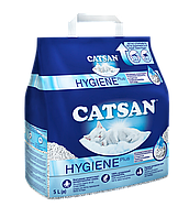 Наполнитель туалетов для кошек Catsan Hygiene plus (5л) Катсан