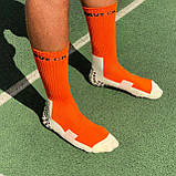 Шкарпетки спортивні протиковзкі BRAVE GK ORANGE BG142 оранжеві, фото 2