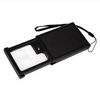 Лупа кишенькова висувна з підсвічуванням 3X і 6X збільшення, Ridni