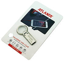 Флеш пам'ять USB Atlanfa AT-U2 4GB з кільцем Flash Drive