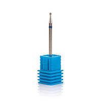 Фреза алмазная Nail Drill для обработки кутикулы "Шарик" - 001 023B диаметр 2.3 мм (синяя насечка)