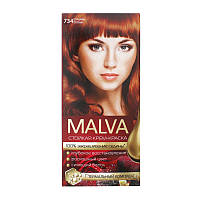 Крем- краска для волос Malva Hair Color 734 Тициан